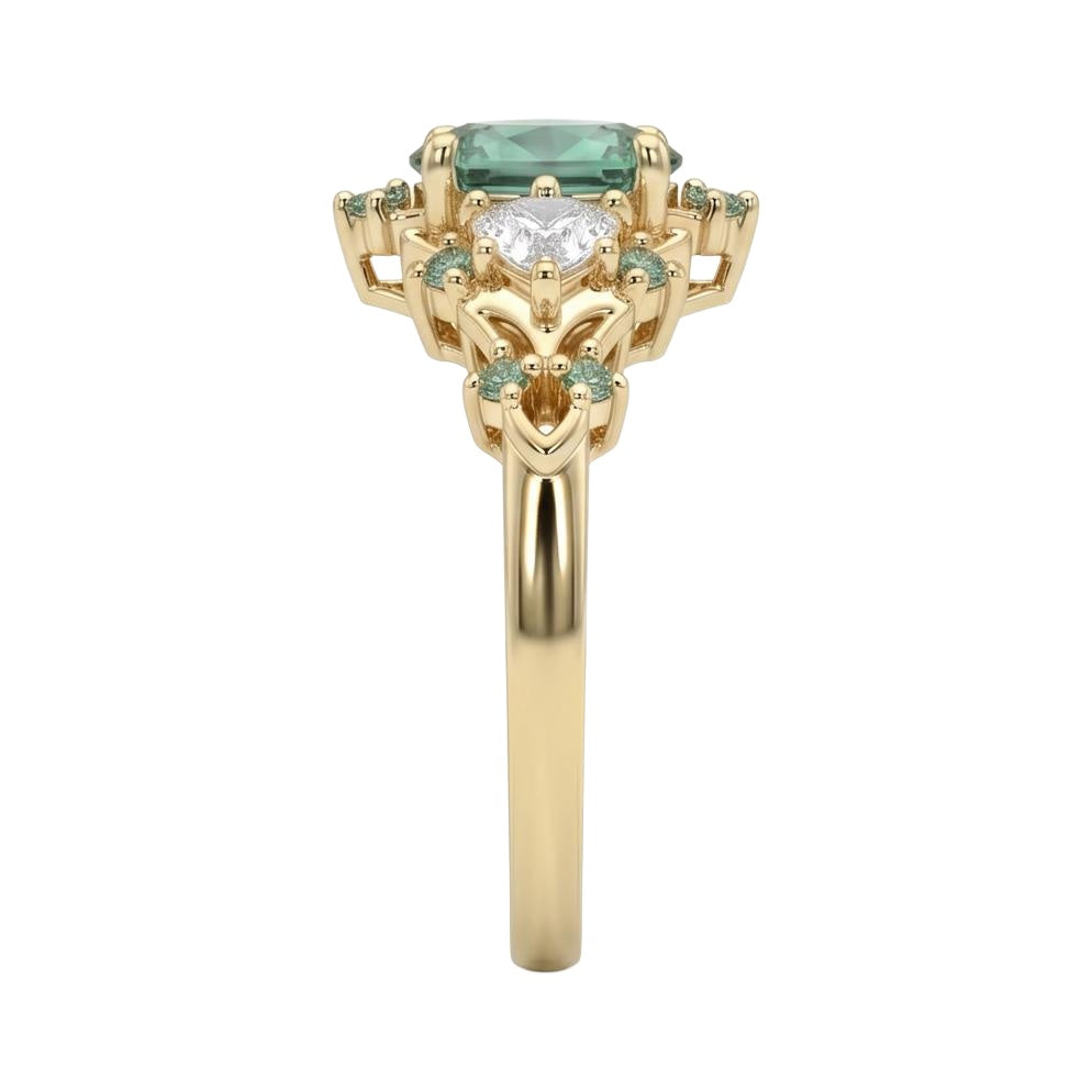 18K Yellow Gold Plated, 10K Solid Yellow Gold