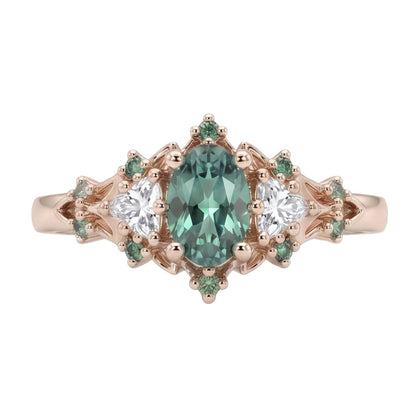 18K Rose Gold Plated, 10K Solid Rose Gold