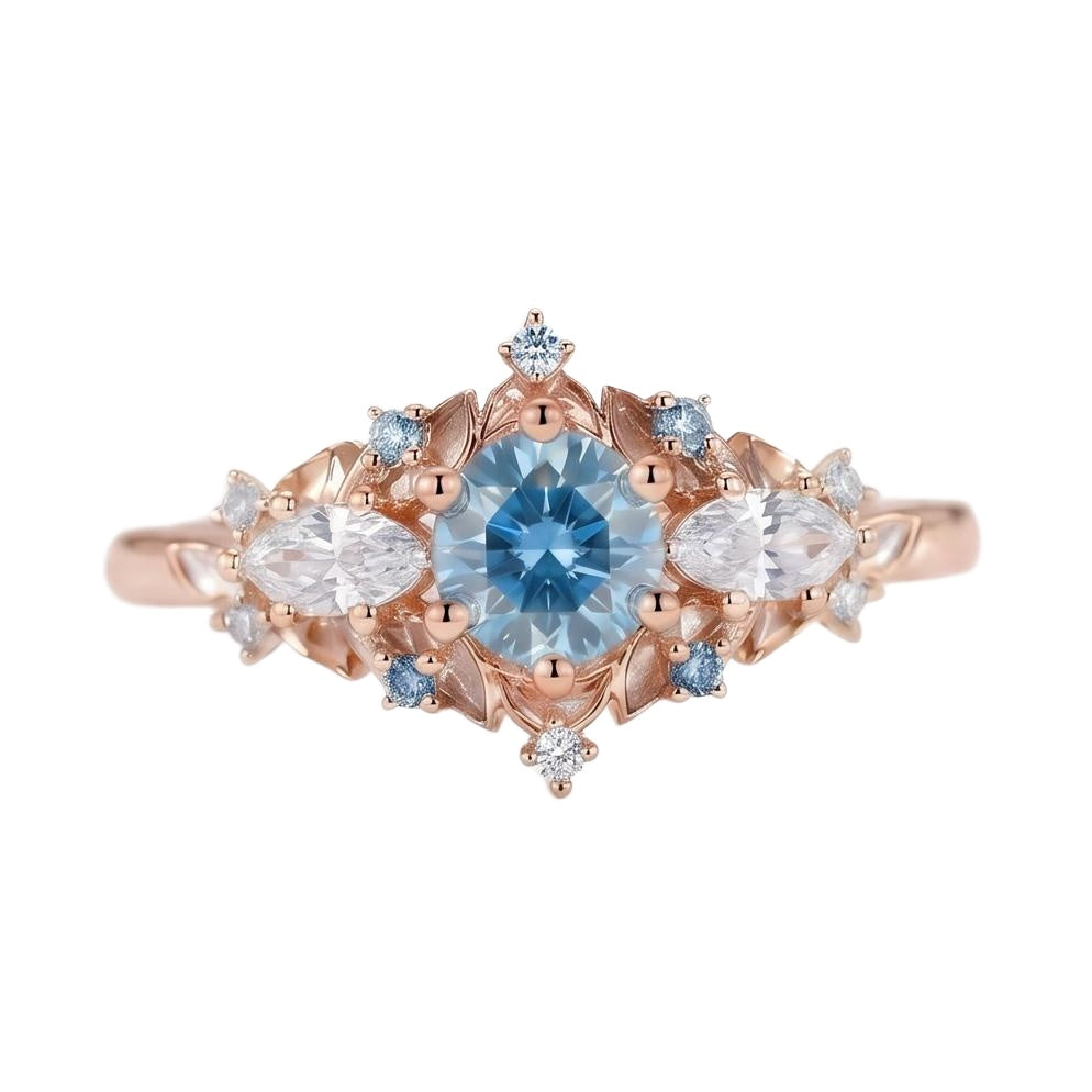 18K Rose Gold Plated, 10K Solid Rose Gold