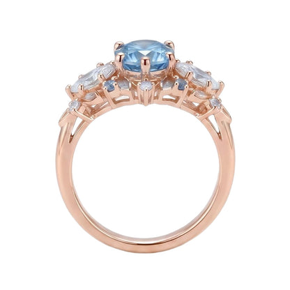 18K Rose Gold Plated, 10K Solid Rose Gold