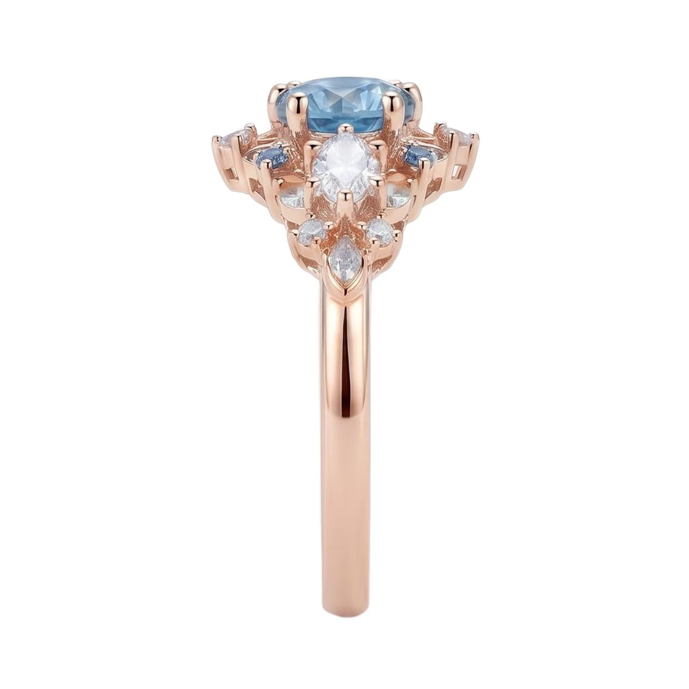 18K Rose Gold Plated, 10K Solid Rose Gold