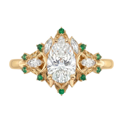 18K Yellow Gold Plated, 10K Solid Yellow Gold