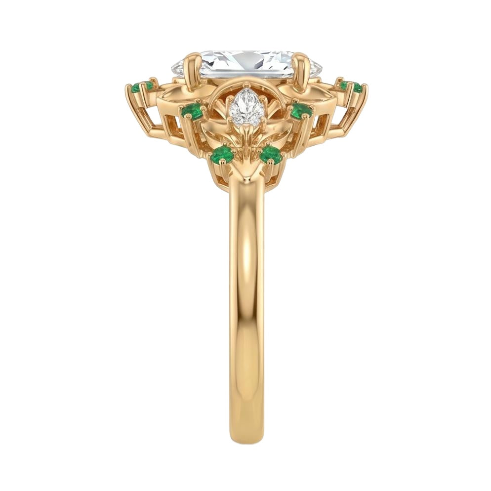 18K Yellow Gold Plated, 10K Solid Yellow Gold