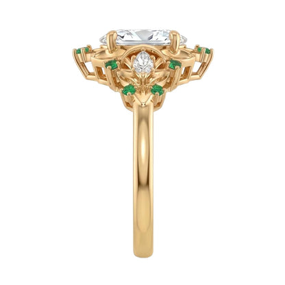 18K Yellow Gold Plated, 10K Solid Yellow Gold