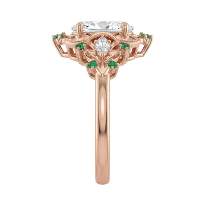 18K Rose Gold Plated, 10K Solid Rose Gold
