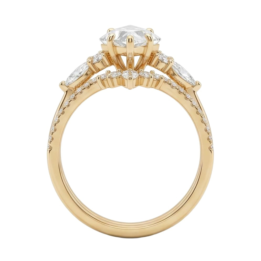 18K Yellow Gold Plated, 10K Solid Yellow Gold