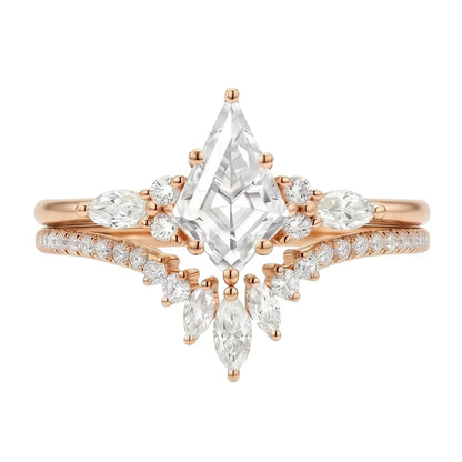 18K Rose Gold Plated, 10K Solid Rose Gold