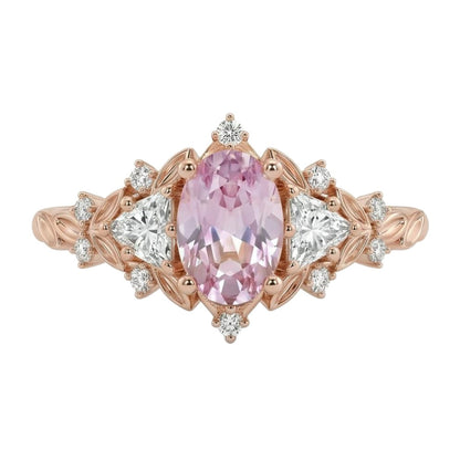 18K Rose Gold Plated, 10K Solid Rose Gold