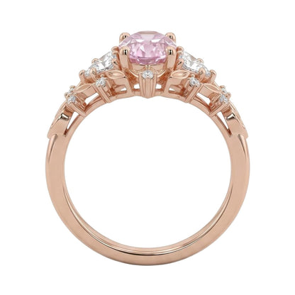 18K Rose Gold Plated, 10K Solid Rose Gold