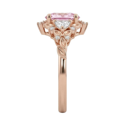18K Rose Gold Plated, 10K Solid Rose Gold