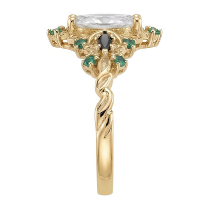 18K Yellow Gold Plated, 10K Solid Yellow Gold