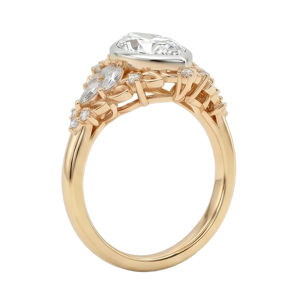 18K Yellow Gold Plated, 10K Solid Yellow Gold