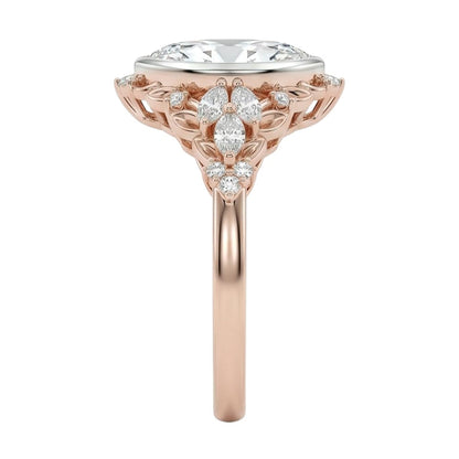 18K Rose Gold Plated, 10K Solid Rose Gold