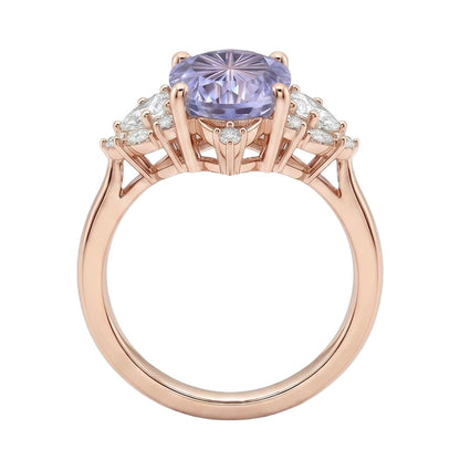 18K Rose Gold Plated, 10K Solid Rose Gold