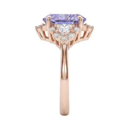 18K Rose Gold Plated, 10K Solid Rose Gold
