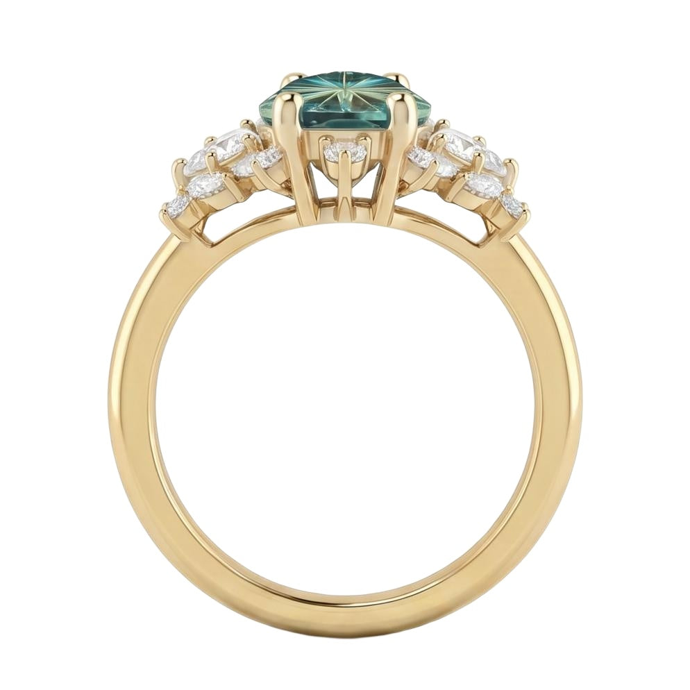 18K Yellow Gold Plated, 10K Solid Yellow Gold
