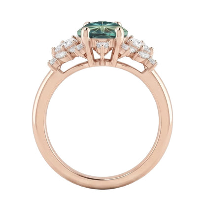 18K Rose Gold Plated, 10K Solid Rose Gold