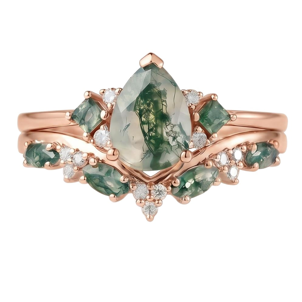 18K Rose Gold Plated, 10K Solid Rose Gold