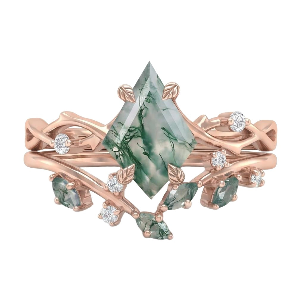 18K Rose Gold Plated, 10K Solid Rose Gold