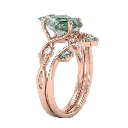 18K Rose Gold Plated, 10K Solid Rose Gold