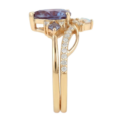18K Yellow Gold Plated, 10K Solid Yellow Gold