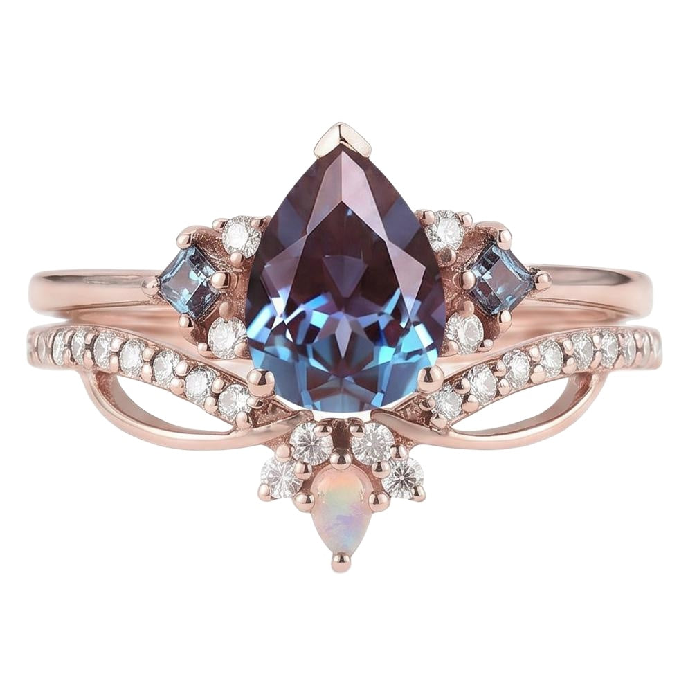 18K Rose Gold Plated, 10K Solid Rose Gold