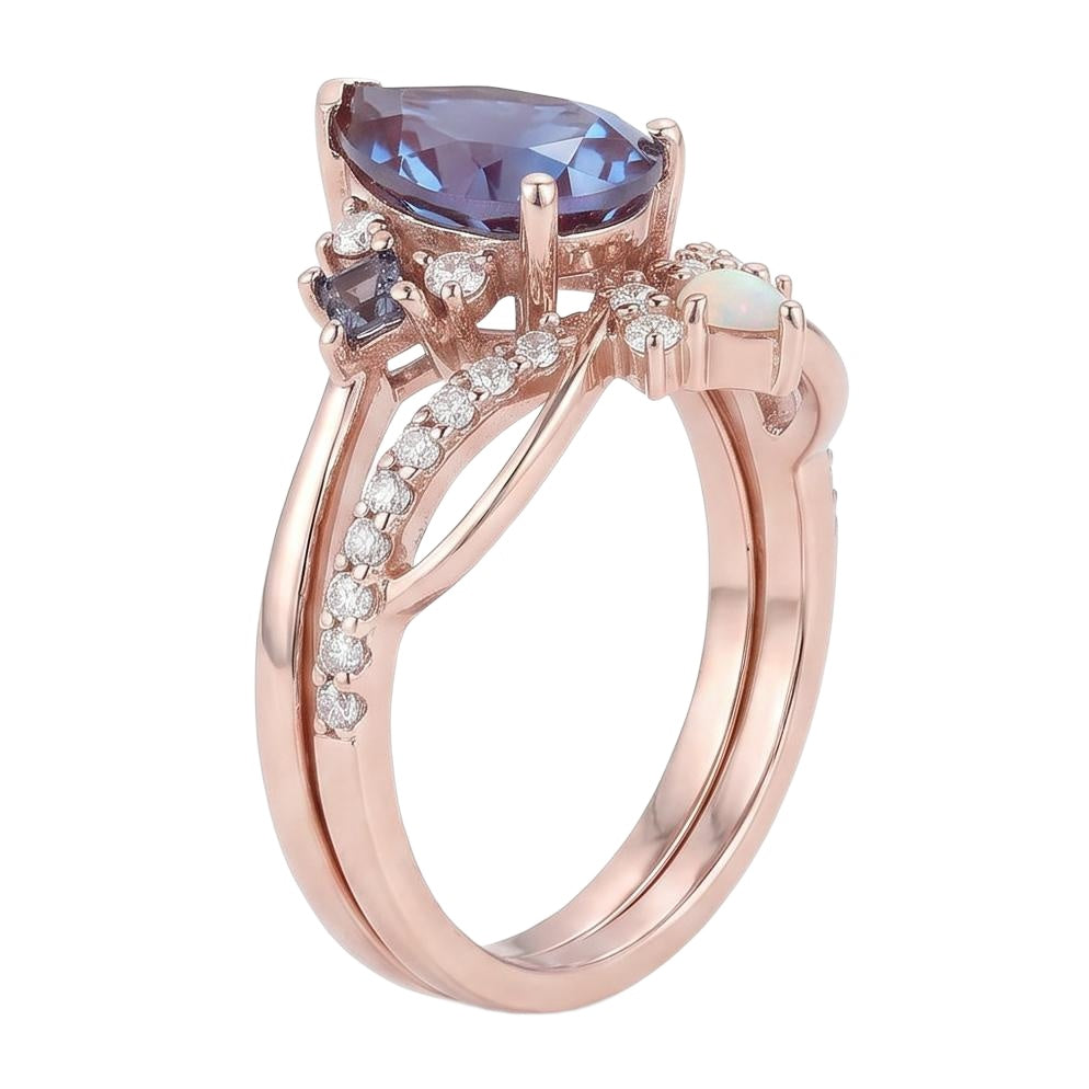 18K Rose Gold Plated, 10K Solid Rose Gold