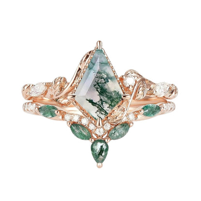18K Rose Gold Plated, 10K Solid Rose Gold