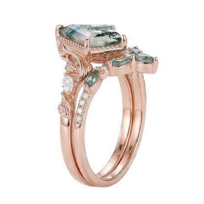 18K Rose Gold Plated, 10K Solid Rose Gold