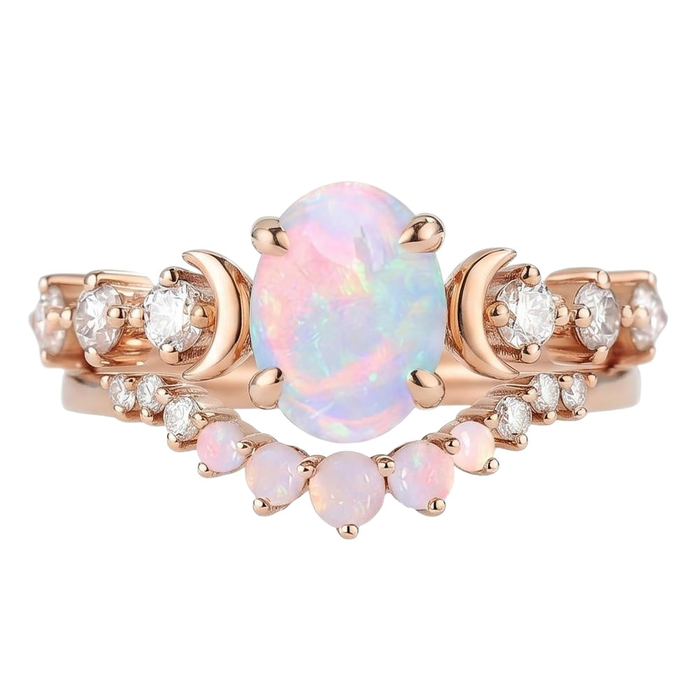 18K Rose Gold Plated, 10K Solid Rose Gold