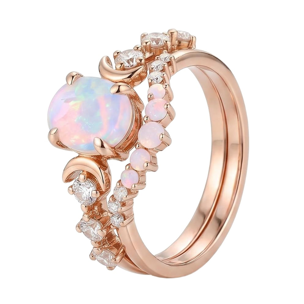 18K Rose Gold Plated, 10K Solid Rose Gold