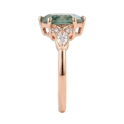 18K Rose Gold Plated, 10K Solid Rose Gold