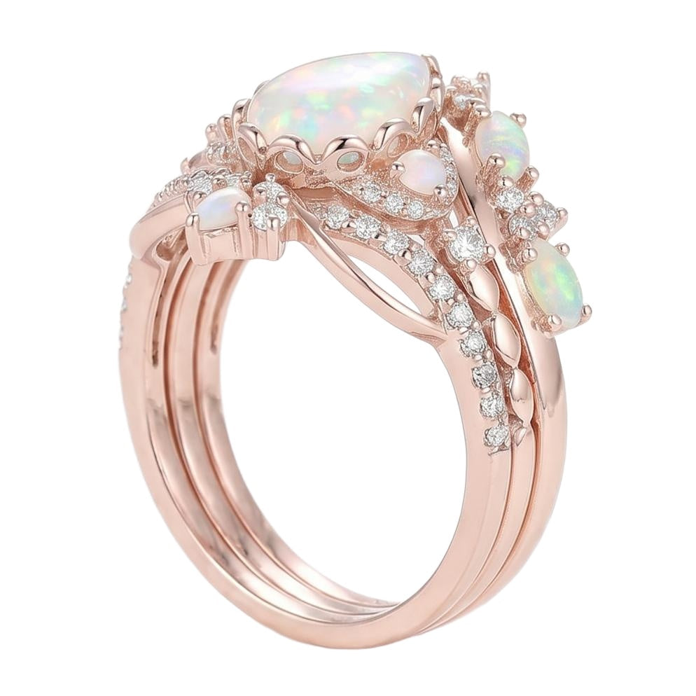 18K Rose Gold Plated, 10K Solid Rose Gold