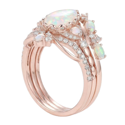 18K Rose Gold Plated, 10K Solid Rose Gold