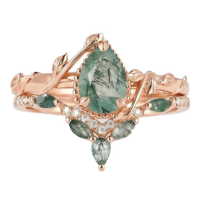 18K Rose Gold Plated, 10K Solid Rose Gold