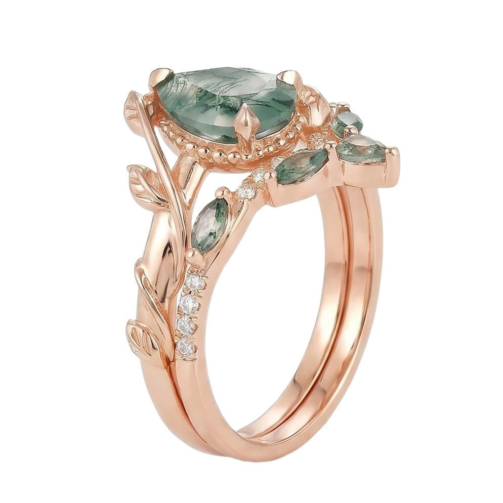 18K Rose Gold Plated, 10K Solid Rose Gold