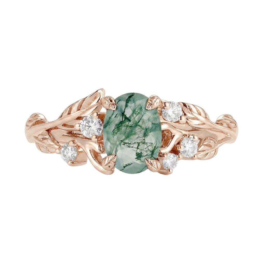 18K Rose Gold Plated, 10K Solid Rose Gold