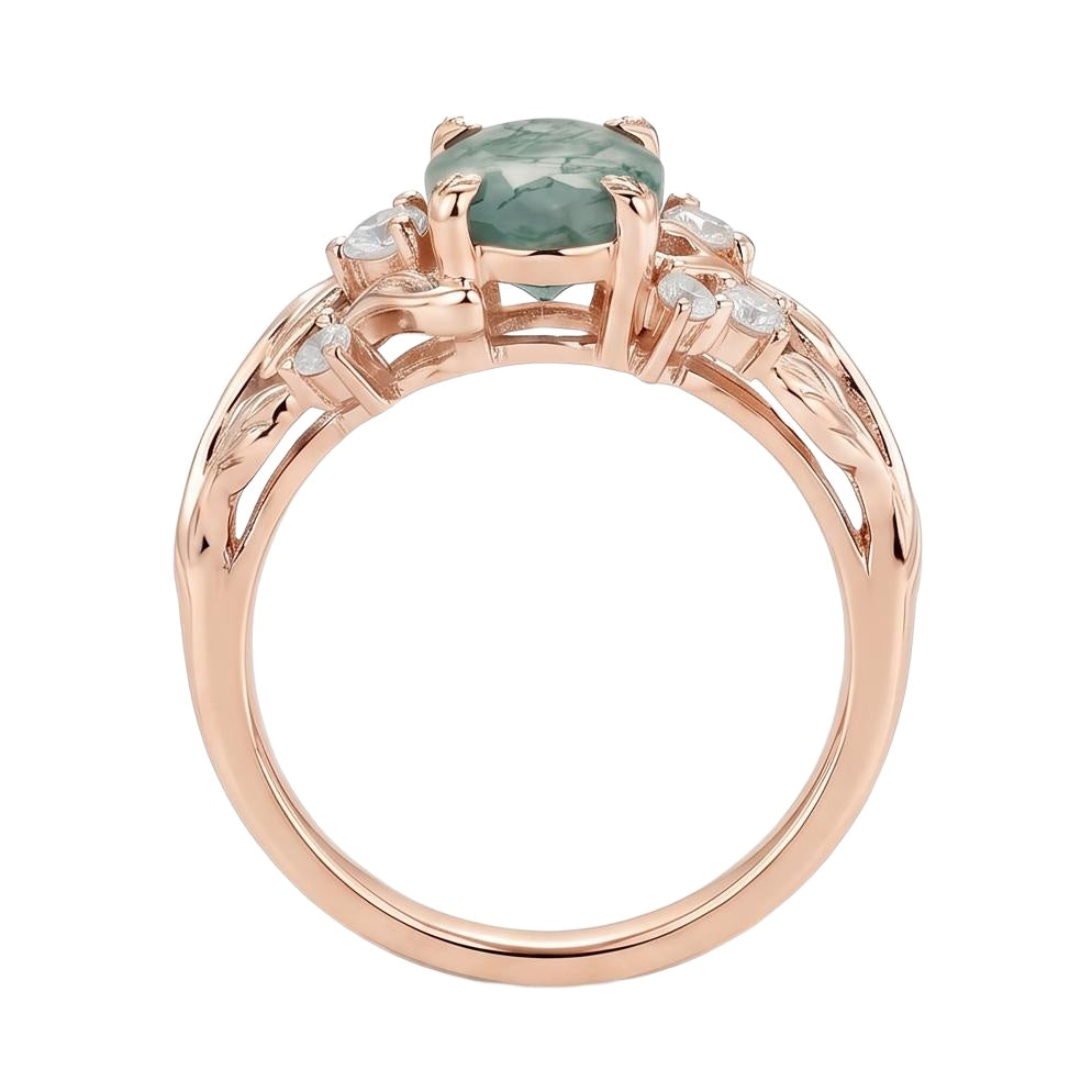 18K Rose Gold Plated, 10K Solid Rose Gold