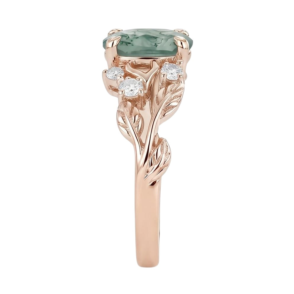 18K Rose Gold Plated, 10K Solid Rose Gold