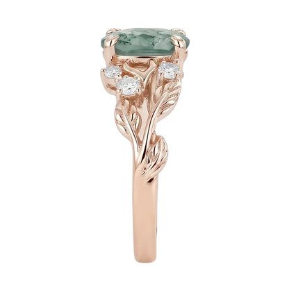 18K Rose Gold Plated, 10K Solid Rose Gold