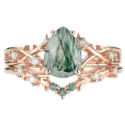 18K Rose Gold Plated, 10K Solid Rose Gold
