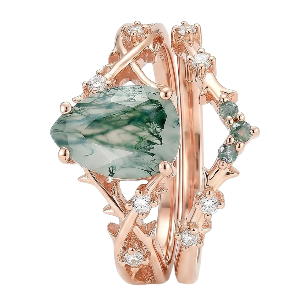 18K Rose Gold Plated, 10K Solid Rose Gold