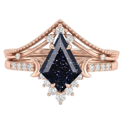 18K Rose Gold Plated, 10K Solid Rose Gold