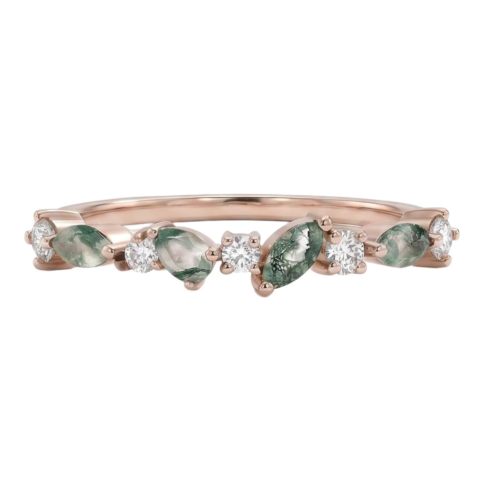 18K Rose Gold Plated, 10K Solid Rose Gold