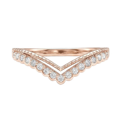 18K Rose Gold Plated, 10K Solid Rose Gold