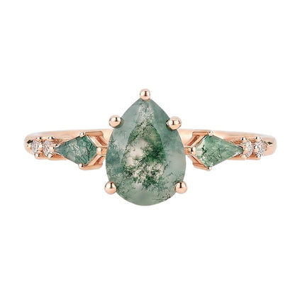 18K Rose Gold Plated, 10K Solid Rose Gold