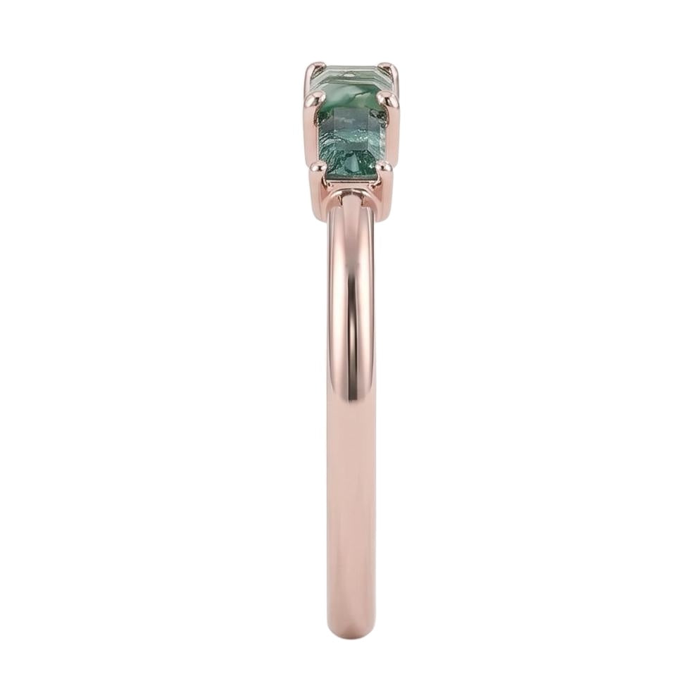 18K Rose Gold Plated, 10K Solid Rose Gold