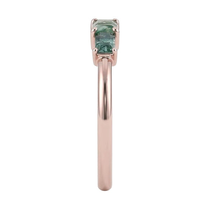 18K Rose Gold Plated, 10K Solid Rose Gold