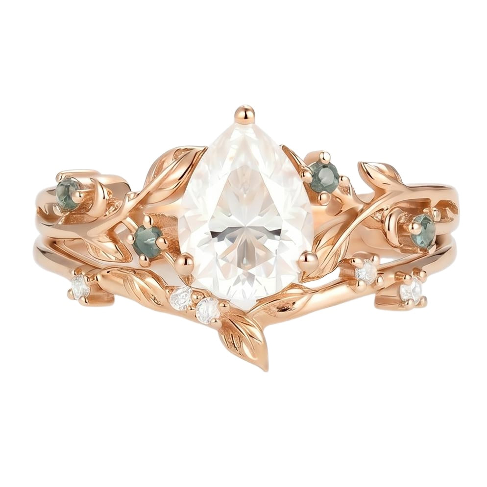 18K Rose Gold Plated, 10K Solid Rose Gold