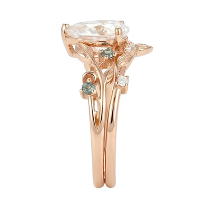 18K Rose Gold Plated, 10K Solid Rose Gold